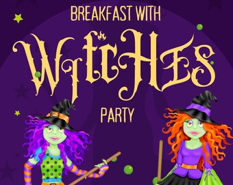 Breakfast With Witches Party Digital Download