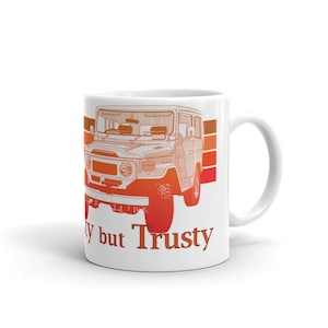 FJ40 Rusty but Trusty Mugs coffee tea