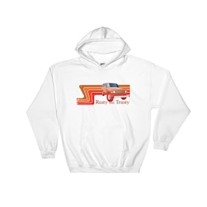 Toyota FJ60 FJ62 Rusty aber Trusty Kapuzen Sweatshirt von RjCruisers