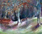 Art print, Giclee print 10" x 14" of an original Painting, Fine Art, Landscape painting, Oil on canvas (SOLD) "Woodlands"