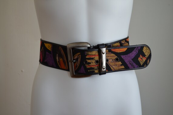 Group of 6 Vintage Belts by Calderon Jaeger Anne … - image 2