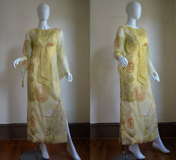 1960s Alfred Shaheen Pake Muu Amazing Print Bust 3