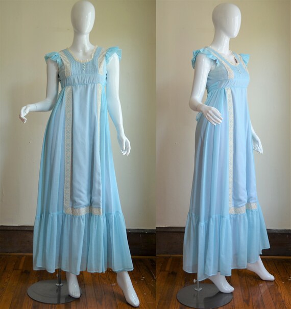 1970s Candi Jones California Blue Prairie Hippy Bo