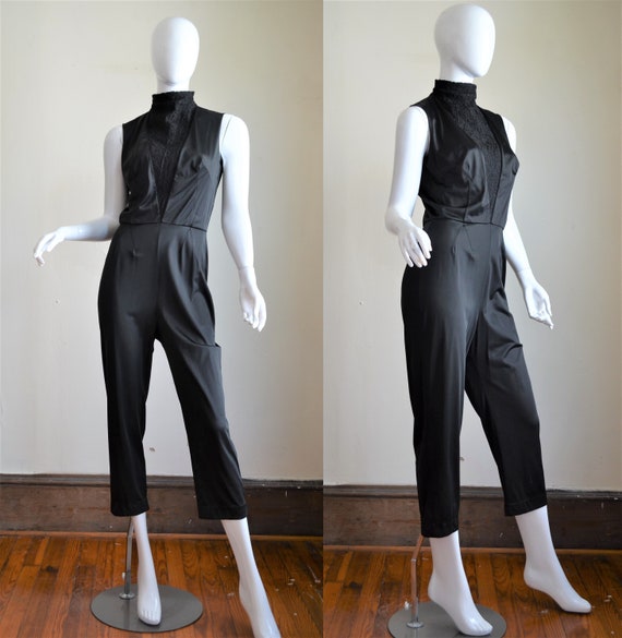 knit black jumpsuit