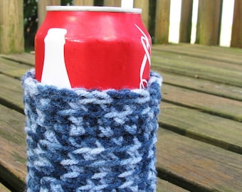 Crocheted Can Cozy Sleeve- Choose Color