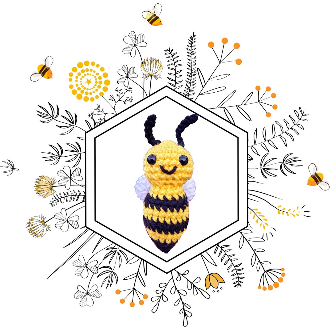 Bitty Bee- Crochet PATTERN PDF ONLY - Etsy