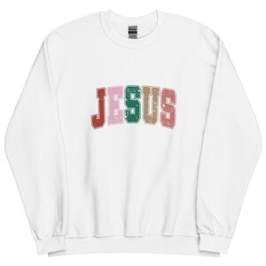 Religiöses Shirt | Christlicher Hoodie | Glaube Shirt | Religiöser Pullover | Frauen Christliche Geschenke | Glaube Outfit | Christus Jesus Shirt