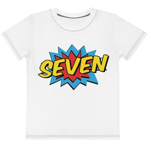 Seventh Birthday Boy Shirt | Seven Seven Seven Birthday Shirt | Seventh Birthday Gift | Kids Birthday Shirts | 7 Years Old