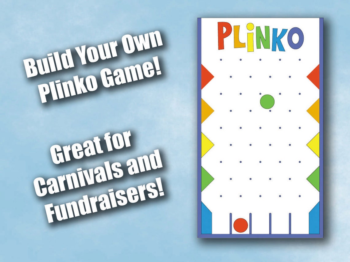 Plinko Board PDF Plans Etsy Plinko Board PDF Plans Etsy