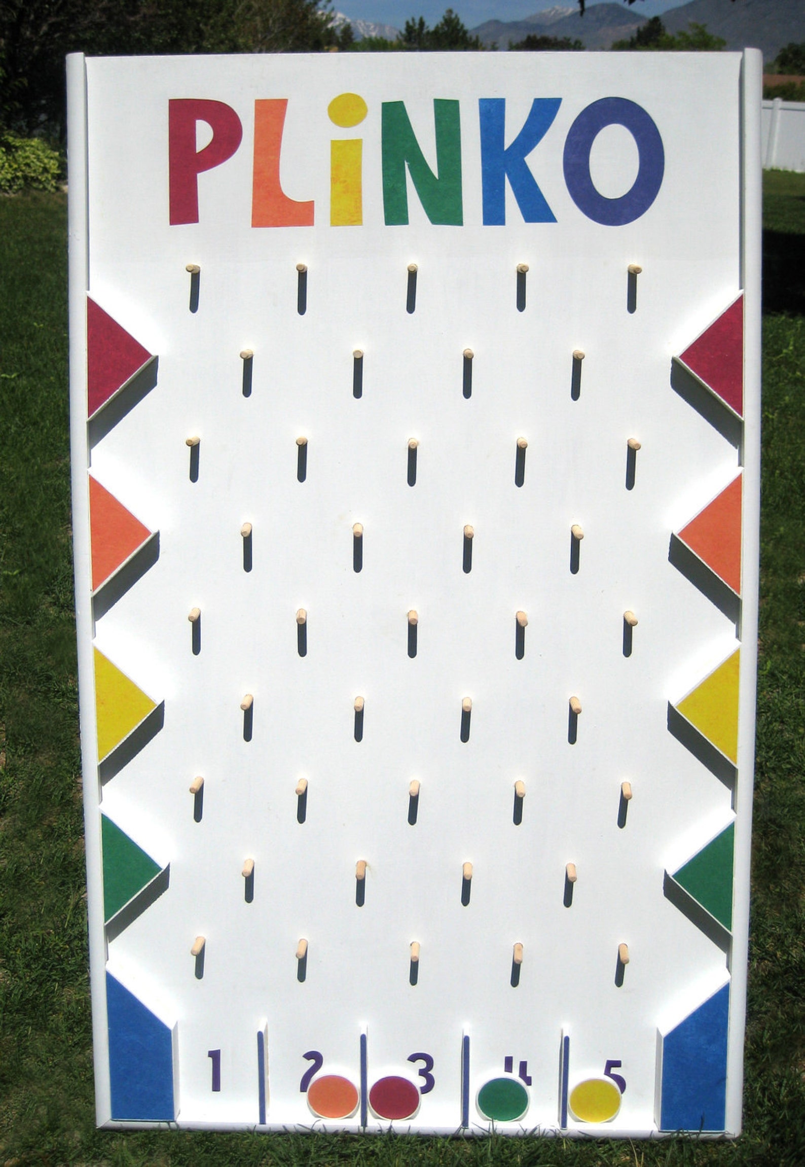 Plinko Board PDF Plans - Etsy