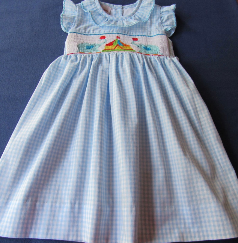 Hand smocked Birthday or summer dress