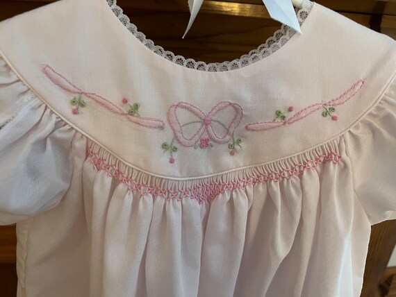 Bow Embroidered on the Yoke. Dress With Shadow Embroidery. Special Occasion  Dress. - Etsy