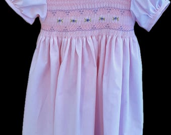 Hand smocked baby, toddlers and girls dress