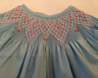 Geometric designs dress.  Light blue dress.  Pink designs.  Birthday Dress . Special Occasion dress .