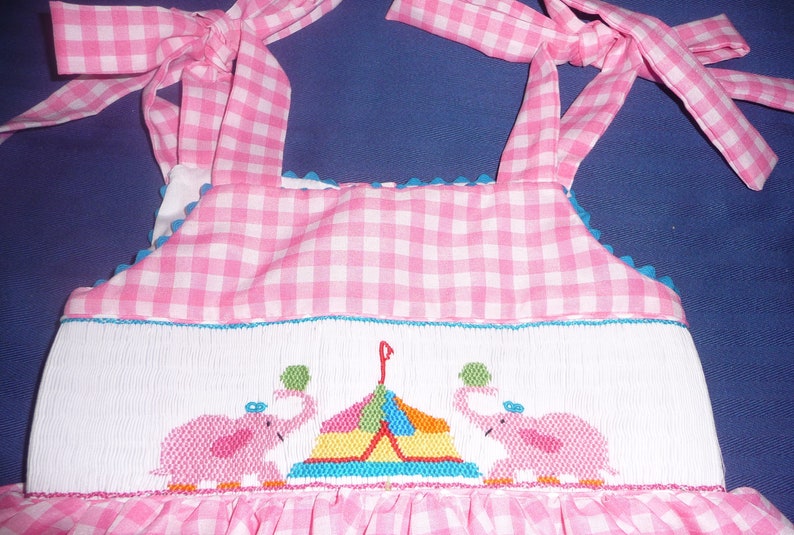 Hand smocked Birthday or summer dress