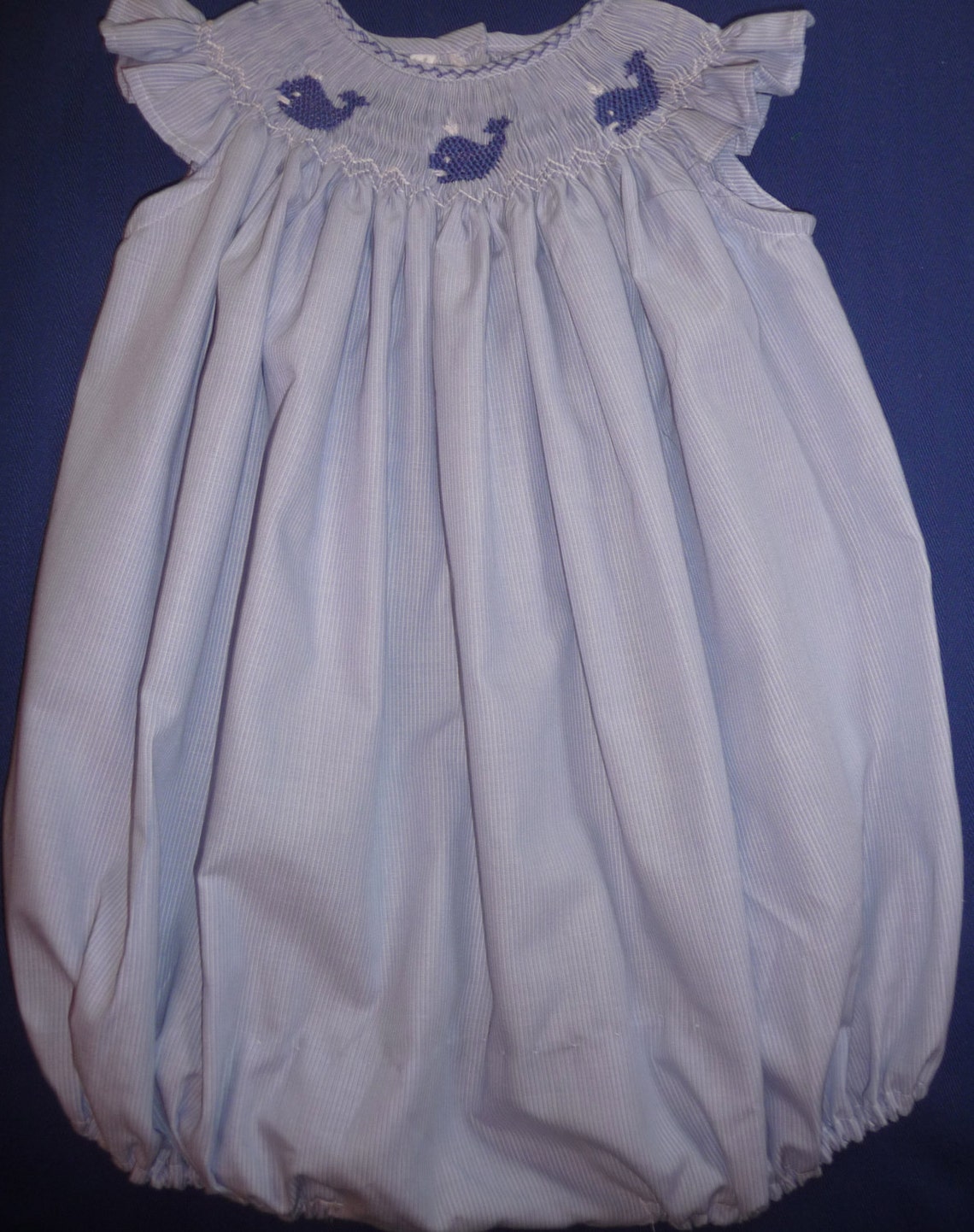 Blue Whale Smocked T-shirt and Shorts Set main image 1