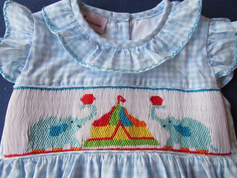 Hand smocked Birthday or summer dress
