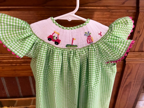 Golfing for girls, Golfing birthday party, green dress Golfing for girls, Golfing birthday party, green dress