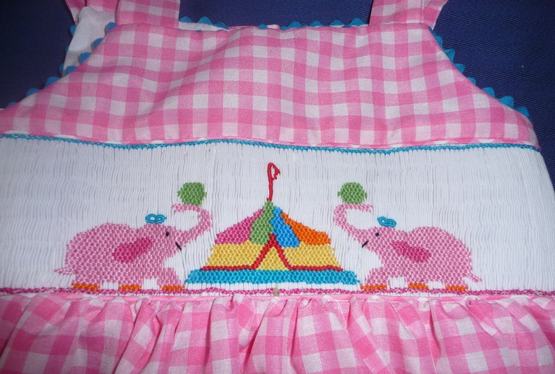 Hand smocked Birthday or summer dress
