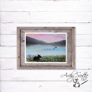 Scottie Dog 'Nessie' Art Print: Scottish Terrier Decor