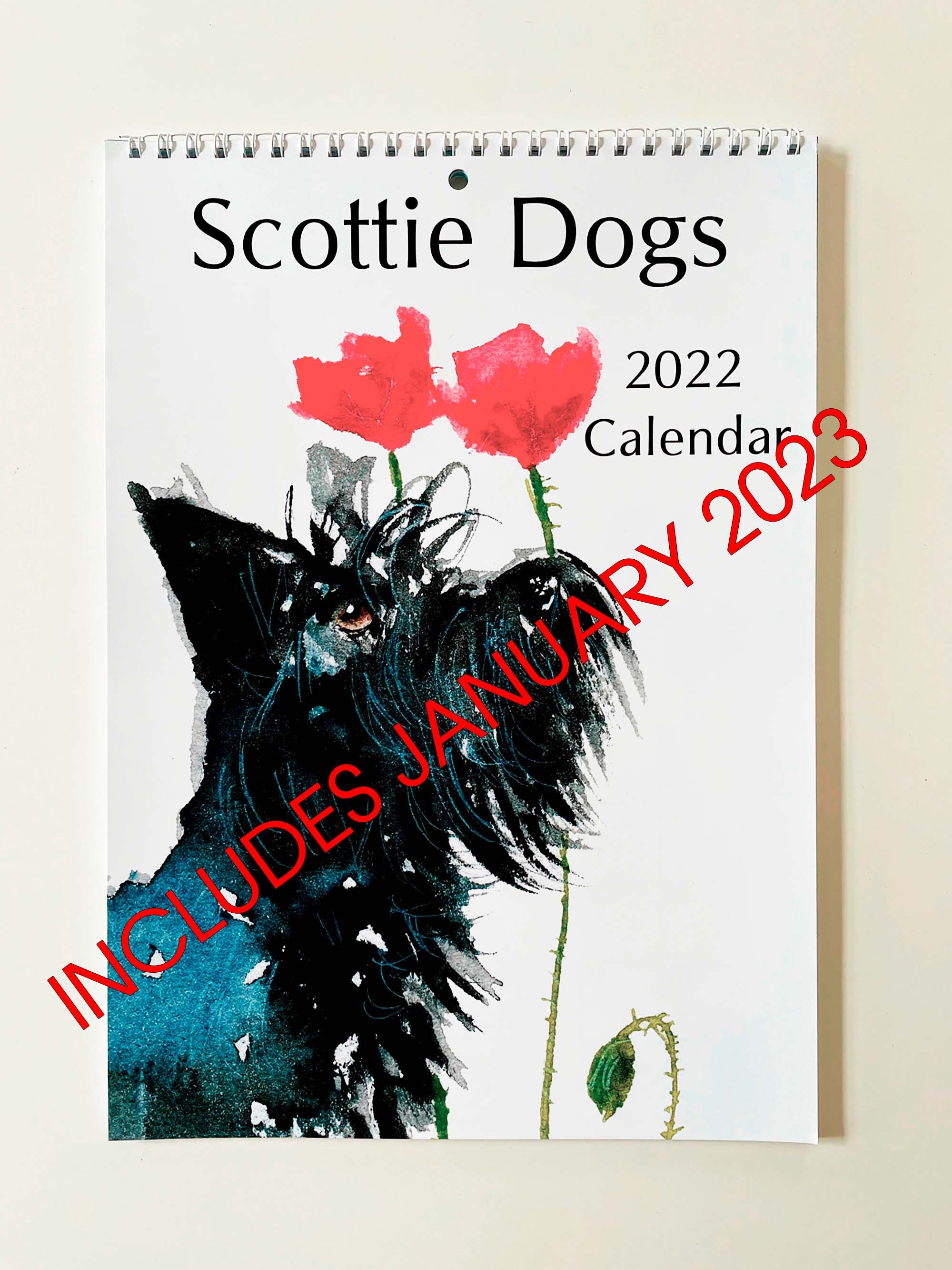 Udel Calendar 2022 Scottie Dogs 2022 Calendar Scottish Terriers Scottie Lover | Etsy Canada