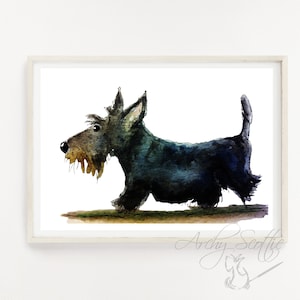 Scottie Dog Art Print: Scottish Terrier Fine Art