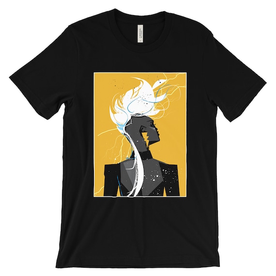 Unisex Storm X Men Black Art Superhero Hair Melanin Edgy Afro Etsy