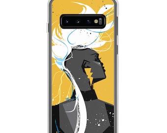 Storm X-Men Superhero Melanin Afro Punk Mohawk Cool African Nerd Comic Book Graphic Samsung Case S7/S7 Edge/S8/S8+/S9/S9+/S10/S10+/S10e