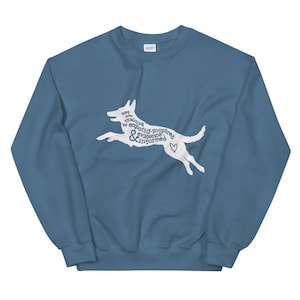 Empathy Inspired & Evidence Informed Dog Trainer Sweatshirt Crewneck Clicker Training Positive Reinforcement Force Free Reactive Dog