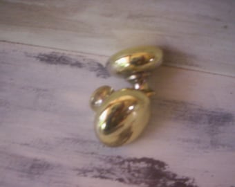 Perilla de cajón de oro / perilla de la puerta de la vendimia / muebles salvamento / salvamento del metal / perilla del cajón de salvamento / perilla de la puerta / suministros del día de los padres / perillas de la puerta del armario