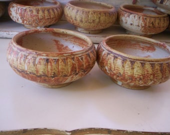 Chic Ceramic bowl/Vintage bowl/Glazed ceramic clay bowl/Aztec clay bowl/Pottery/Glazed Stoneware Bowl/Ceramic bowl/Kichen decor/Jewelry dish