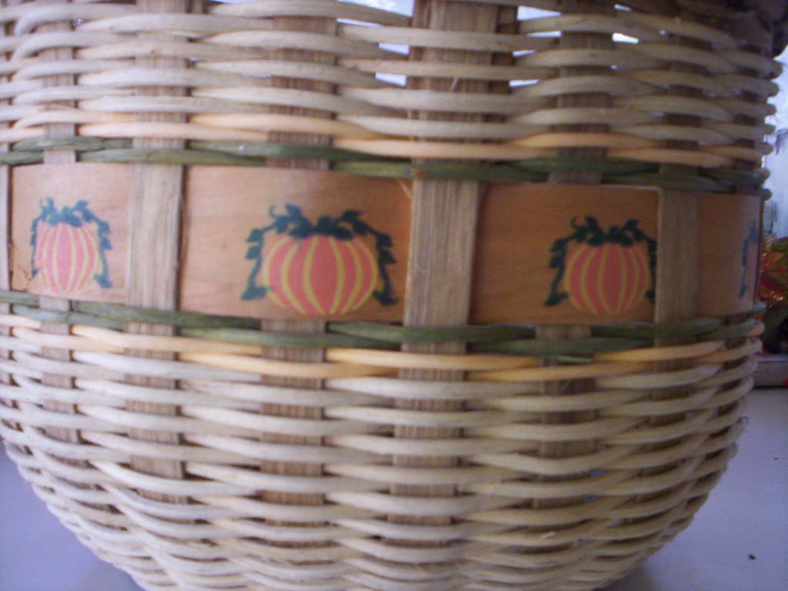 Country Basket/vintage Basket/fall Basket/chic Basket/hand Etsy