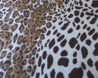 Wall art fabric/Fleece fabric/animal print fleece fabric/Wild cat fabric/Autumn Exotic fabric/Fall fabric/Winter fabric/Blanket fabric