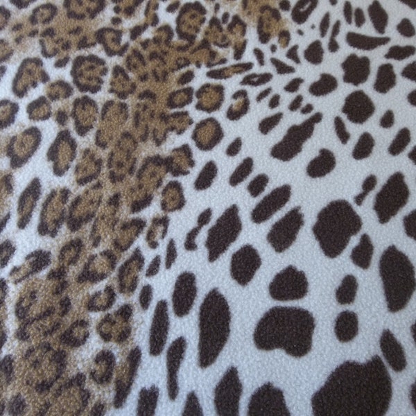 Fleece Animal Print Etsy