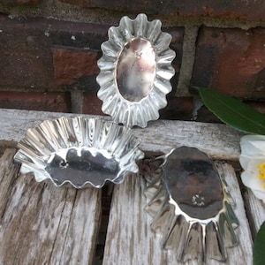 Vintage kleine Backform/Metall Form/Mini Kuchen pfanne Form/Aluminium Pfanne/Form Metall Pfanne/Küche Dekor/Vintage Mini Pfanne Form/Miniture Kuchenpfanne