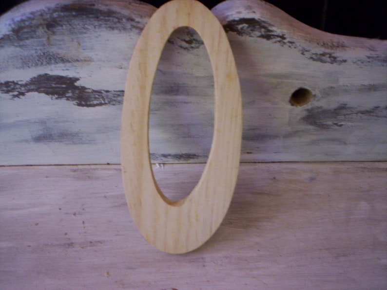 Unfinished Wood Letter O/unpainted Wood Letter/wood Etsy