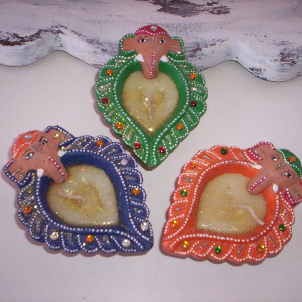 Ceramic Elephant Candle Holder Etsy