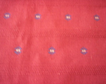 Woven fabric/1 yard fabric/Burgundy, blue and cream fabric/Upholstery fabric/Chair custion fabric/brocade fabric/lance fabric/Sewing supply
