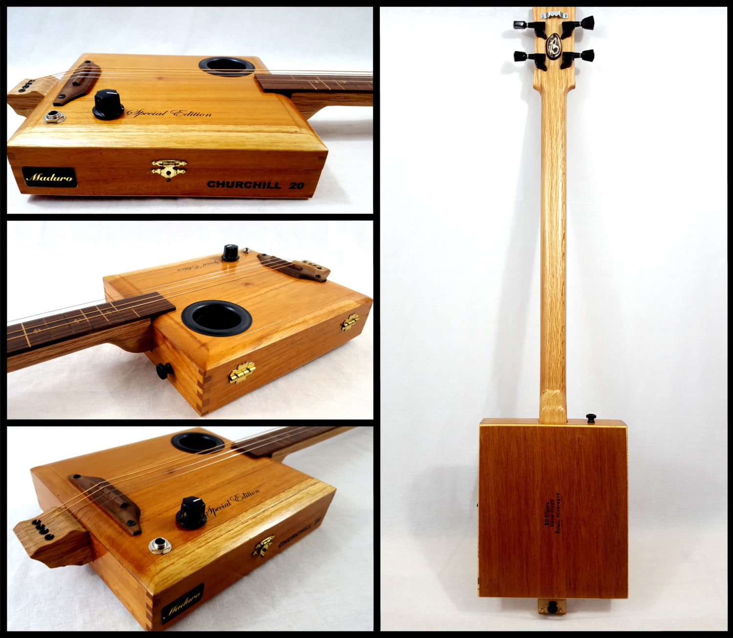 4String Cigar Box Guitar Made from a Don Gonzalez Special Etsy