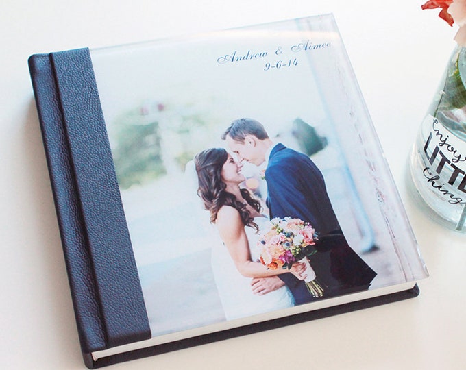 Custom Wedding Photo Album/10x10 Acrylic Cover Wedding Album Etsy