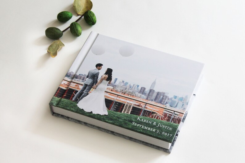 Custom wedding photo albums 8X10 photo wrap album with 30 Etsy
