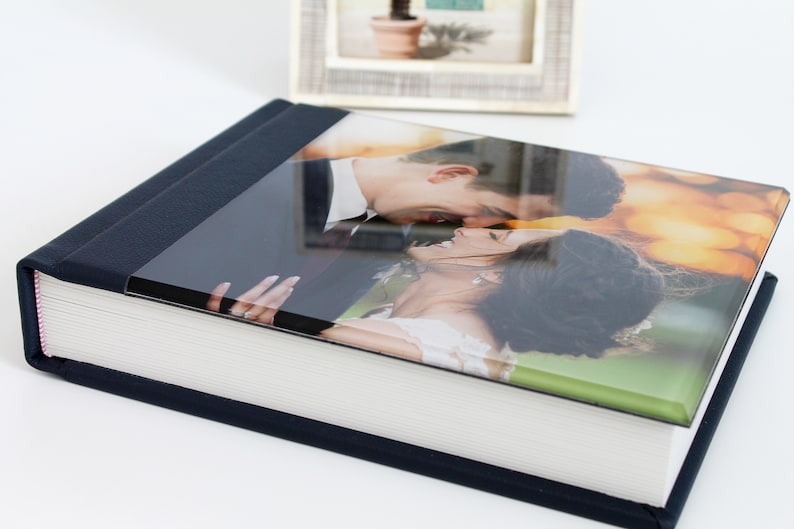 Custom Wedding photo album/10X8 Acrylic Cover wedding album image 1