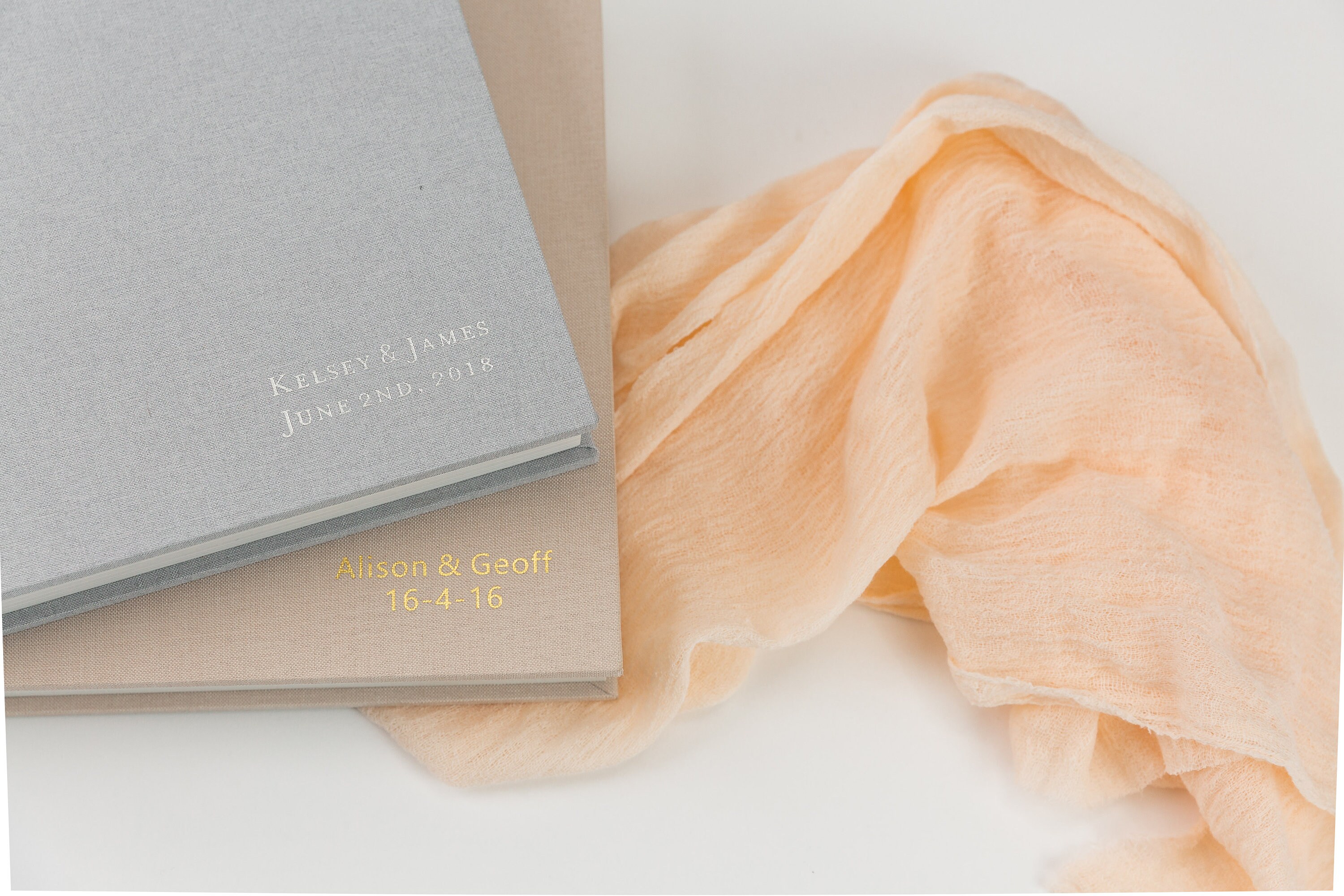 Custom Wedding photo album/8X10 magazine luxe linen wedding Etsy