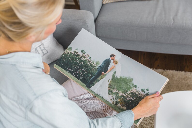 Personalized Wedding Photo Album/ 8X12 Photo Cover Flush Mount Etsy