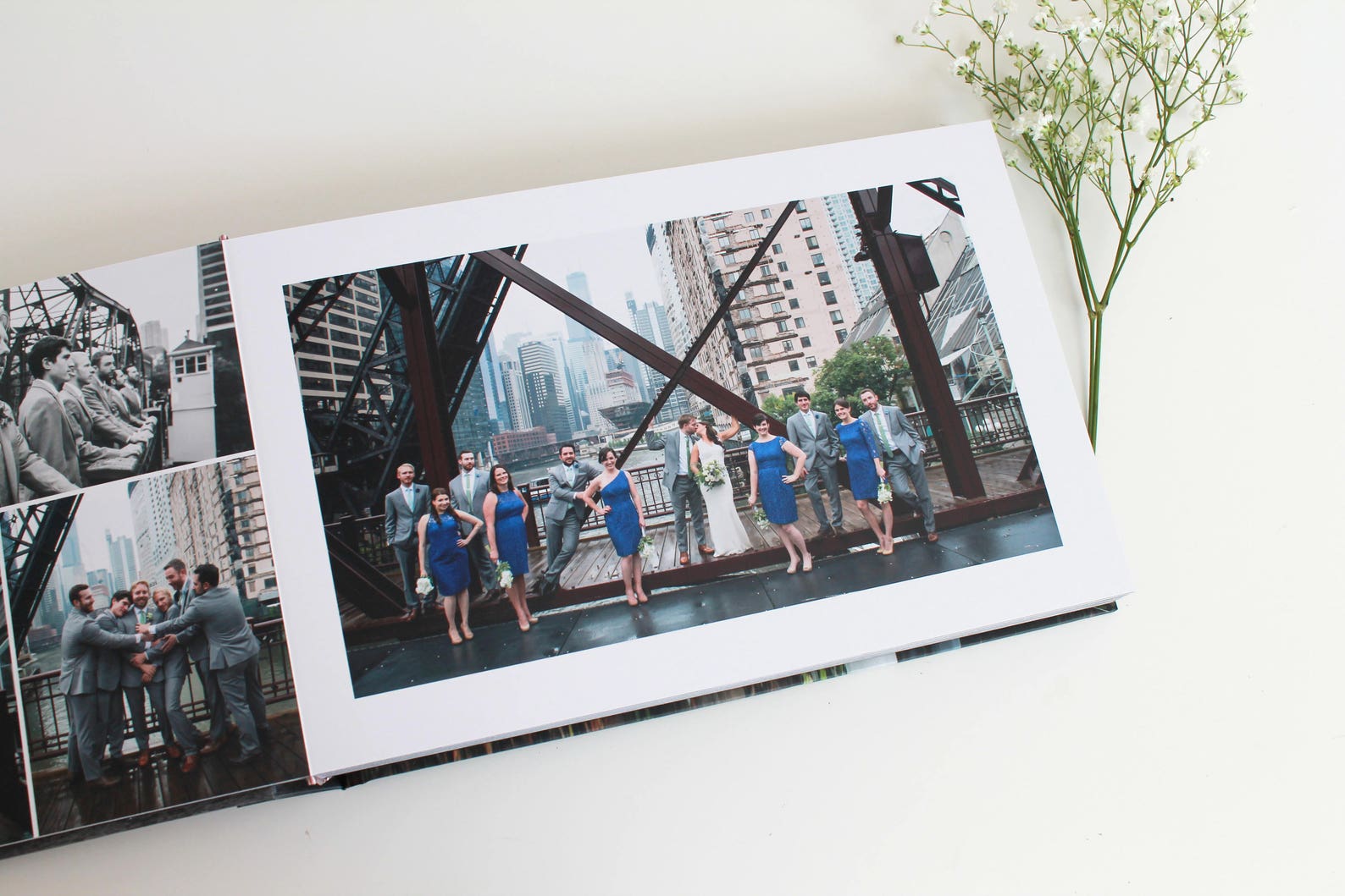 Personalized Wedding Photo Album/ 8X12 Photo cover flush mount Etsy