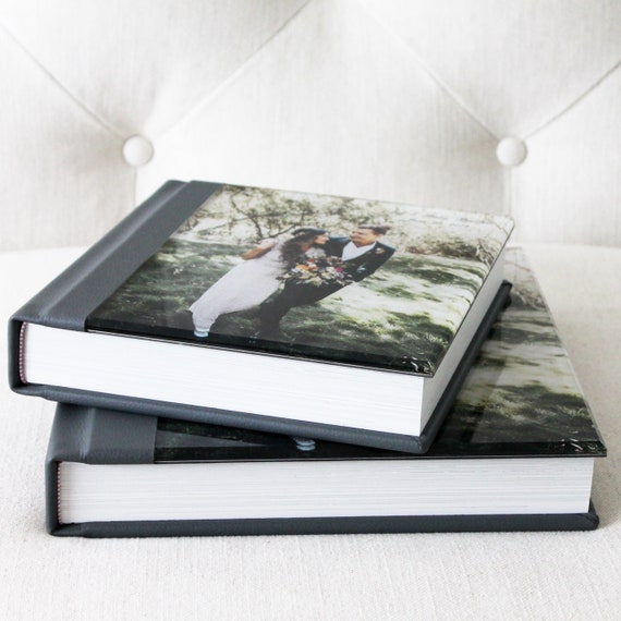 Custom Wedding Photo Album 10x10 Acrylic Cover Wedding Album Etsy
