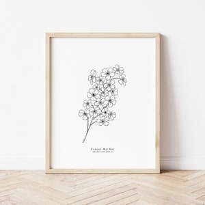 8x10 State Flower Print