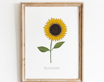 State Flowers Print | 8x10 State Flower Art