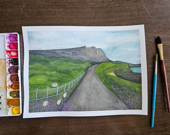 Isle of Skye Watercolor Print
