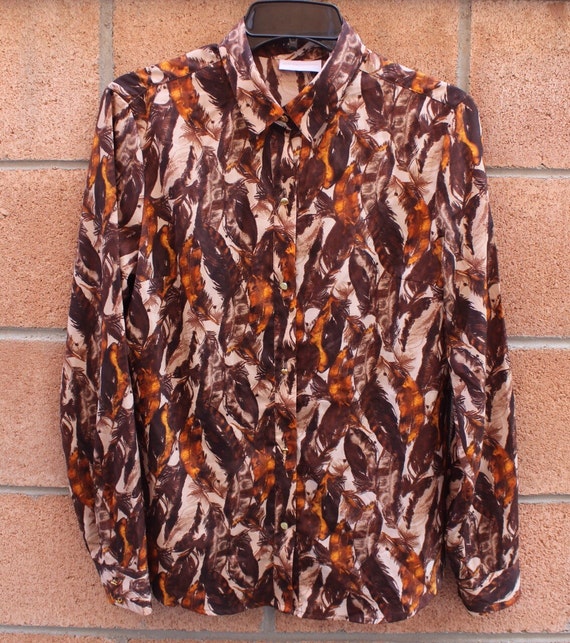 Feather Print Blouse